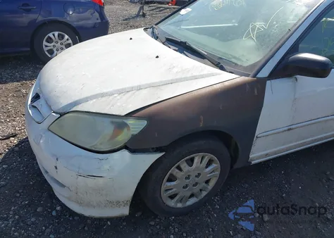 2005 Honda Civic Lx из США, поврежденный, VIN 2HGES16525H529351